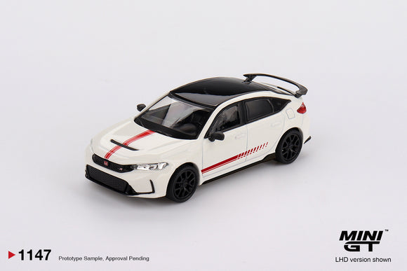 (Pre-Order) 1:64 Honda Civic (FL5) Type R Ultimate Edition -- White -- Mini GT MGT01147