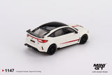 (Pre-Order) 1:64 Honda Civic (FL5) Type R Ultimate Edition -- White -- Mini GT MGT01147