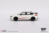 (Pre-Order) 1:64 Honda Civic (FL5) Type R Ultimate Edition -- White -- Mini GT MGT01147