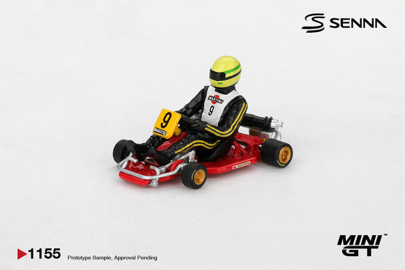 (Pre-Order) 1:64 1981 Karting World Championship --  Ayrton Senna -- Mini GT MGT01155