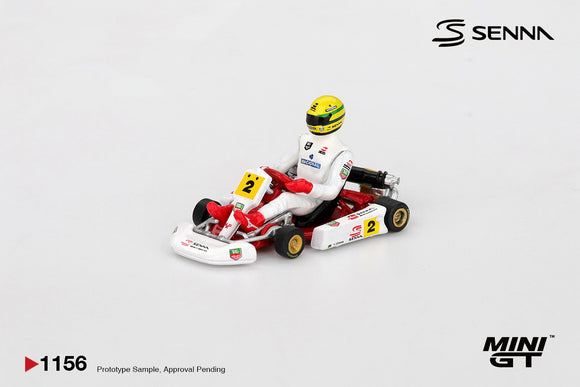 (Pre-Order) 1:64 1993 Masters of Paris-Bercy Karting --  Ayrton Senna -- Mini GT MGT01156