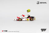 (Pre-Order) 1:64 1993 Masters of Paris-Bercy Karting --  Ayrton Senna -- Mini GT MGT01156