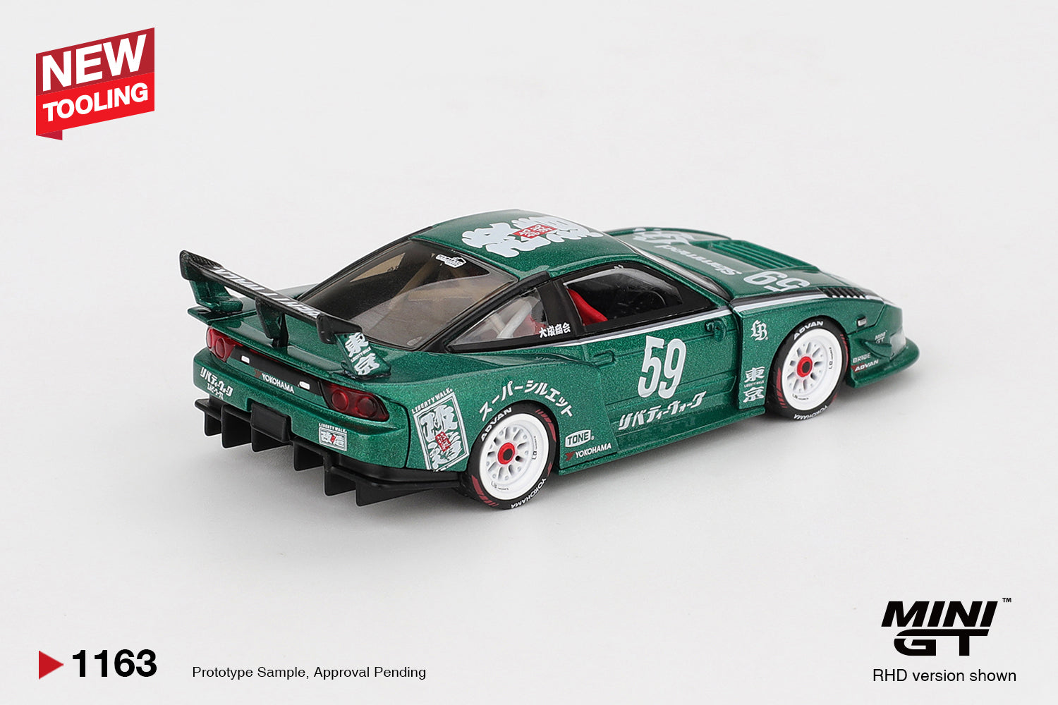 Pre-Order) 1:64 Nissan 180SX LB-Super Silhouette -- #59 Green 2026 TA