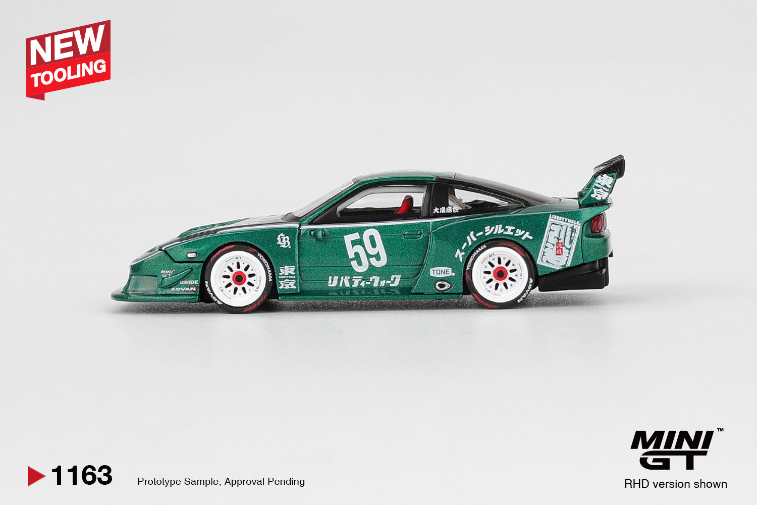 Pre-Order) 1:64 Nissan 180SX LB-Super Silhouette -- #59 Green 2026 TA