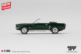 (Pre-Order) 1:64 Ford Mustang Convertible 1964 -- Highland Green -- Mini GT MGT01166
