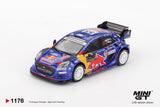 (Pre-Order) 1:64 2025 Rally Monte-Carlo -- #55 Ford Puma Rally1 -- Mini GT MGT01176