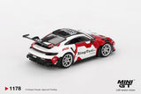 (Pre-Order) 1:64 Porsche 911 (992) GT3 RS Weissach -- RingTaxi.com -- Mini GT MGT01178