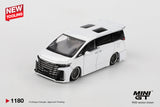 (Pre-Order) 1:64 Toyota Alphard 40 KUHL -- White -- Mini GT MGT01180