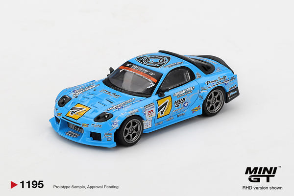 Pre-Order) 1:64 2025 D1 GP -- #7 Mazda RX-7 (FD3S) RE-Amemiya -- Mini