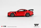 (Pre-Order) 1:64 Ford Mustang GTD -- Race Red -- Mini GT MGT01196