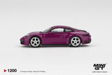 (Pre-Order) 1:64 Porsche 911 (992.1) Rubystone Red Set -- Mini GT MGTS0021