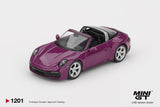(Pre-Order) 1:64 Porsche 911 (992.1) Rubystone Red Set -- Mini GT MGTS0021
