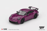 (Pre-Order) 1:64 Porsche 911 (992.1) Rubystone Red Set -- Mini GT MGTS0021