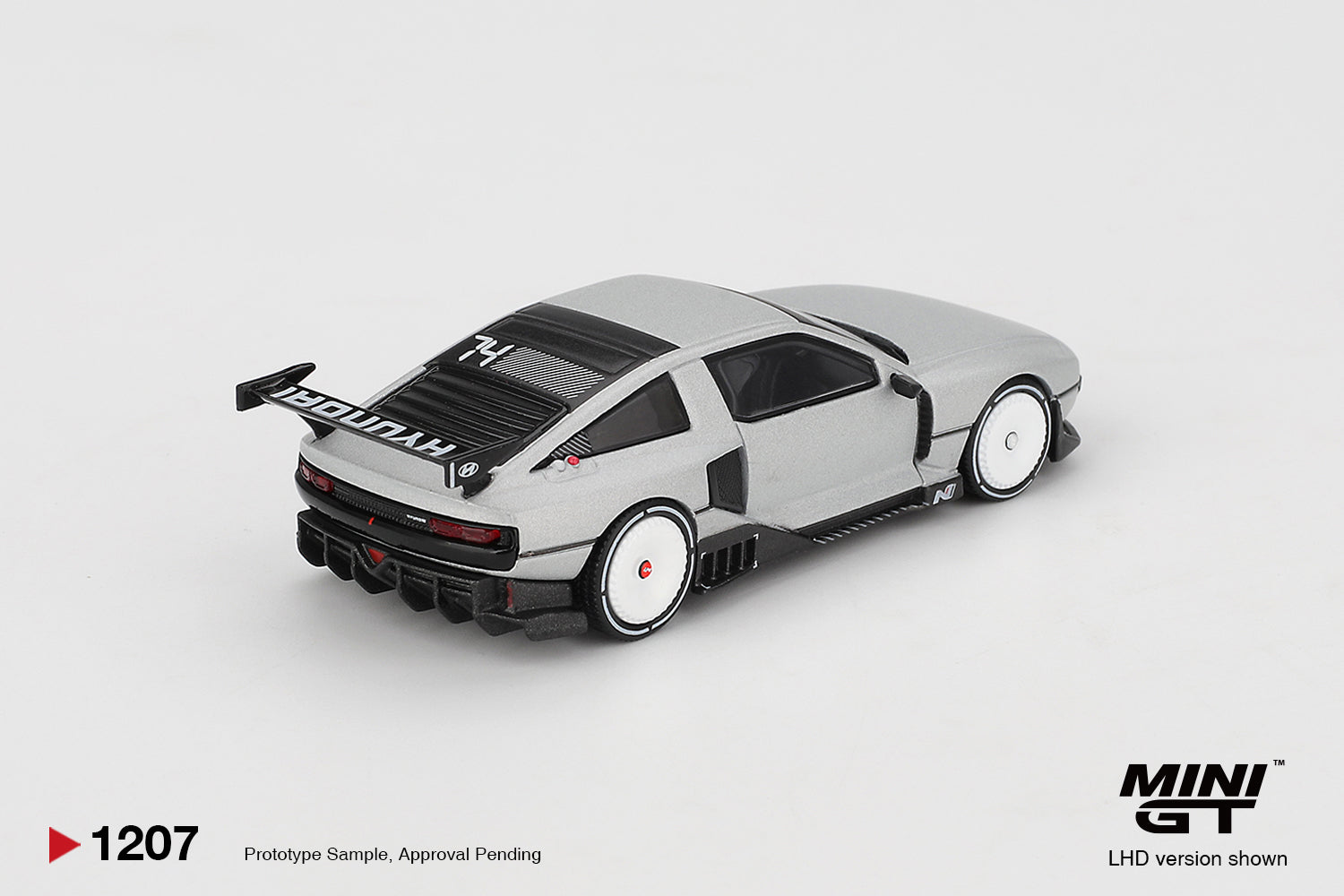 Pre-Order) 1:64 Hyundai Concept N Vision 74 (VP2) -- Silver -- Mini G