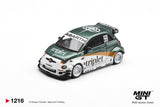 (Pre-Order) 1:64 Fiat Abarth 595 LB-WORKS x Abas Works -- TY Edition -- Mini GT MGT01216