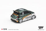 (Pre-Order) 1:64 Fiat Abarth 595 LB-WORKS x Abas Works -- TY Edition -- Mini GT MGT01216