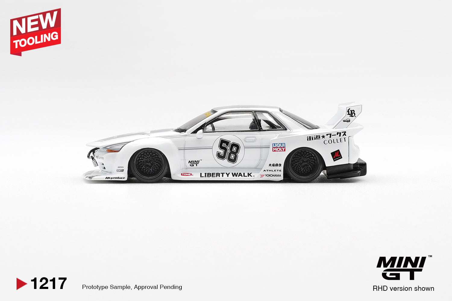 Pre-Order) 1:64 Nissan GT-R32 LBWK Kaido Works -- White TAS 2025 -- M Pre-Order) 1:64 Nissan GT-R32 LBWK Kaido Works -- White TAS 2025 -- M