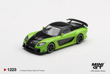 (Pre-Order) 1:64 Mazda RX-7 VeilSide Fortune7 -- Green/Black -- Mini GT MGT01223