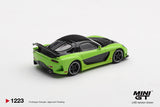 (Pre-Order) 1:64 Mazda RX-7 VeilSide Fortune7 -- Green/Black -- Mini GT MGT01223