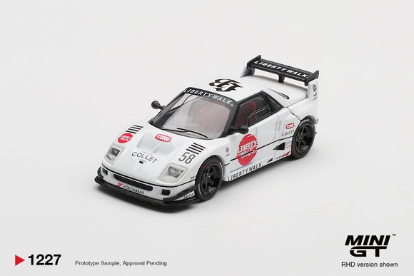 Pre-Order) 1:64 Mazda AZ-1 Liberty Walk LB40-- LB-Hinomaru -- Mini GT