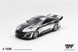(Pre-Order) 1:64 Shelby GT500 Dragon Snake Concept -- Chrome Silver -- Mini GT MGT01230