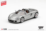 (Pre-Order) 1:64 Porsche Carrera GT -- Silver -- Mini GT MGT01236