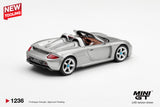 (Pre-Order) 1:64 Porsche Carrera GT -- Silver -- Mini GT MGT01236