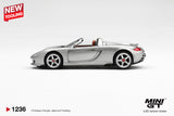 (Pre-Order) 1:64 Porsche Carrera GT -- Silver -- Mini GT MGT01236