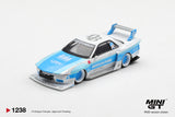 (Pre-Order) 1:64 Nissan GT-R32 LBWK Kaido Works -- AMOCULTURE -- Mini GT MGT01238