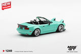 (Pre-Order) 1:64 Mazda MX-5 (NA) Pandem -- Mint Green -- Mini GT MGT01249