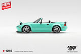 (Pre-Order) 1:64 Mazda MX-5 (NA) Pandem -- Mint Green -- Mini GT MGT01249