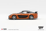 (Pre-Order) 1:64 Han's Mazda RX-7 -- Black/Orange -- Mini GT: Fast & Furious
