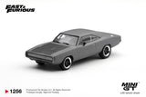 (Pre-Order) 1:64 Dom's Dodge Charger "Fast Five" -- Grey -- Mini GT: Fast & Furious
