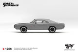 (Pre-Order) 1:64 Dom's Dodge Charger "Fast Five" -- Grey -- Mini GT: Fast & Furious