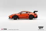 (Pre-Order) 1:64 Porsche 911 (992) GT3 RS Weissach Package -- Gulf Orange -- Mini GT MGT01304