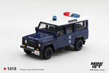 (Pre-Order) 1:64 Royal HK Police Tai Po District -- Land Rover Defender 110 -- Mini GT MGT01313