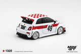 (Pre-Order) 1:64 Fiat Abarth 595 LB-WORKS x Abas Works -- 1000 TC Tribute -- Mini GT MGT01325