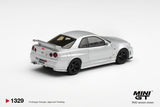 (Pre-Order) 1:64 Nissan Skyline R34 GT-R Z-Tune -- Silver -- Mini GT MGT01329