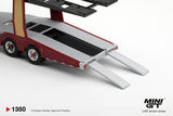 (Pre-Order) 1:64 Scania 770S A6x4NA Car Transporter -- Red -- Mini GT MGT01350 Truck