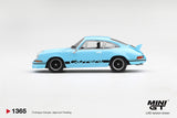(Pre-Order) 1:64 Porsche 911 Carrera RS 2.7 -- Gulf Blue with Black Livery -- Mini GT MGT01365