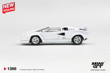 (Pre-Order) 1:64 Lamborghini Countach LP500S -- White -- Mini GT MGT01366
