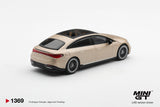 (Pre-Order) 1:64 Mercedes-AMG EQS 53 -- Gold -- Mini GT MGT01369