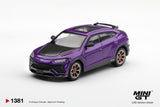 (Pre-Order) 1:64 Lamborghini Urus Performante -- Viola Pasifae (Purple) -- Mini GT MGT01381