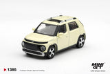 (Pre-Order) 1:64 Hyundai Casper -- Butter Cream Yellow Pearl -- Mini GT MGT01385
