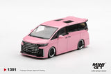 (Pre-Order) 1:64 Toyota Vellfire 40 KUHL -- Metallic Pink -- Mini GT MGT01391