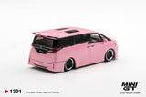 (Pre-Order) 1:64 Toyota Vellfire 40 KUHL -- Metallic Pink -- Mini GT MGT01391