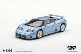 (Pre-Order) 1:64 Bugatti EB110 GT -- Metallic Blue -- Mondial de l'Automobile 1992 -- Mini GT MGT01395