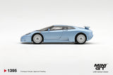 (Pre-Order) 1:64 Bugatti EB110 GT -- Metallic Blue -- Mondial de l'Automobile 1992 -- Mini GT MGT01395