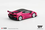 (Pre-Order) 1:64 Lamborghini Huracán GT LB-WORKS -- Ruby Purple -- Mini GT MGT01424