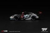 (Pre-Order) 1:64 2026 IMSA Petit Le Mans -- #77 "Skeleton Rexy" Porsche 911 GT3 R -- Mini GT MGT01436